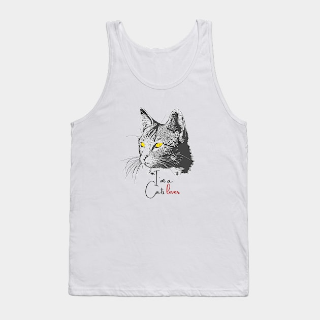 I'm a cats lover Birthday Gift Tank Top by GBDesigner